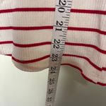 Reformation Nellie Red Striped Rib Mini Dress sz S Photo 6
