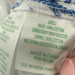 Lilly Pulitzer  Sundea One Shoulder Eyelet Ruffle Dress Blue White Size 2 Preppy Photo 11