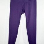 Ododos Purple Crossover Waistband Pull On Active Leggings Women's Size Large L Photo 0