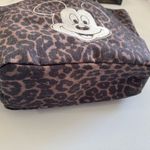 denim Leopard Print Tote Bag with Mickey Mouse Brown Photo 10