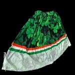 Vintage Shamrock Skirt Ireland Colors 30" Waist Flared Side Zip St Patr… Size undefined Photo 3
