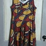 CowCow Dress sleeveless abstract geometric Size XL Photo 0