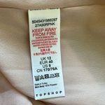 Topshop  pretty silky pink crushed pleated satin skirt Photo 10