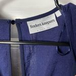 Finders Keepers  | Limoncello Tie-Front Flared Sleeve Playsuit Romper Navy Sz 6 Photo 3