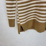 Madewell  Womens Sweater Small Brown Stripe Wool Blend Play Smithe Pullover Photo 3