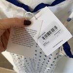 Aston Studio Posey Maxi Dress in Antique Royal Polka Dots Blue Size 10 Photo 8