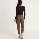 Marine layer  Maya Utility Slim Straight Carpenter Crop Pants Olive Green Photo 1