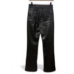 ZARA  Black Faux Leather Flare Pants-Size Medium‎ Photo 1