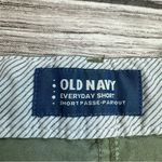 Old Navy Women's Moss Olive Green Everyday Shorts Chino Khaki 2 Summer Casual Photo 5