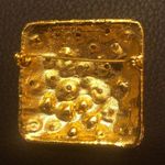 Leopard Print Style Pin with Rhinestones Photo 1