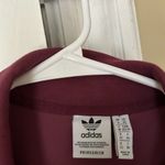Adidas Originals Victory Crimson Plush Velvet Monogram Dress xs Purple Photo 5