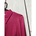 Boden Dart Viscose Satin Detail Fitted Long Sleeve Blouse Shirt Pink Size 6R Photo 8