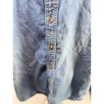 ASOS Curve Women’s Long Sleeve Button Down Denim Jean Shirt Size 14 100% cotton Photo 8