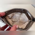 Lauren Merkin  Women’s‎ Vintage Y2K Gold Leather Clutch Photo 4