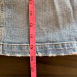 L.A. Blues Denim Skirt Stretch Pockets Light Wash Mini Skirt Embroidered Retro Photo 7