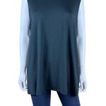Eileen Fisher Sleeveless Mock Neck Jersey Knit Top Photo 2