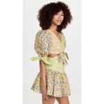 ALEMAIS‎ Daisy Spliced Mini Dress Size 4 Photo 3