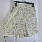 Koret City Blues Vintage Floral High Rise Pleated Shorts Cottagecore Yellow S Photo 0