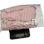 Lovers + Friends Lovers Friends Mini Dress Womens XS Pink White Striped Tiered Lace Up Coquette Photo 12