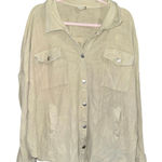 Altar'd State arula plus size B 2X Tan Shacket women’s Oversized beige corduroy Photo 0