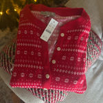 J.Crew  Red Henley Pajama Onesie Photo 2