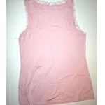 NWT $195 New Designer Josie Natori Silk Camisole Top Pink Tank M Rose Womens Size M Photo 2