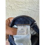 BKE  Denim High Rise Jean Shorts Frayed Hem Dark Wash‎ Casual Women's Size 25 Photo 4