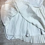 Halara  Women’s Large White Pleated Cut out Tennis Golf Mini Dress Shorts Skort Photo 5
