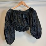 Nasty Gal NWT  Poof Sleeve Crop size small Photo 2