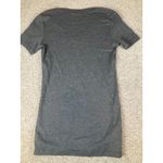 Eddie Bauer  Womens Gray V Neck Short Sleeve T Shirt Top Size M Photo 5