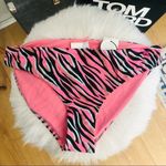 The Bikini Lab  Hipster Bikini Bottoms, Pink/Black, 2XL, NWT‎ Photo 2