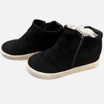 None Black Suede High-Top Sneakers Photo 2