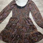 Fate Multicolor Paisley Dress Brown Size M Photo 1