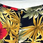 Liz Claiborne Vintage Floral Print Boho Silk Midi Skirt High Waist Sz 10 Photo 6