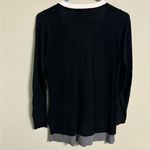 Victoria's Secret  Button Up Light Cardigan Black, Grey, & White Size Small Photo 1