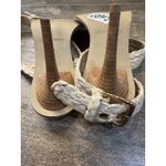 Ulla Johnson Women's  Lydia Raffia High Heels‎ in Natural Size 40 US 9 Photo 9