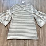 Calvin Klein White & Black Striped Bell Sleeve Tunic Dress Size L NWT Photo 6