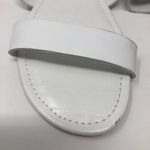 JustFab NWT Soleila Sandals Faux Leather Size 8.5 Beachy Coastal Nautical Travel Photo 2