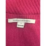 Diane Von Furstenberg #22 Women's Hot Pink Cashmere Sweater by , Sz: S Photo 2