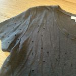 IRO  Women’s Clay Destroyed Linen Short Sleeve Tshirt Size S Photo 3