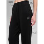 Alo Yoga Alo Waffle Weekend Escape Joggers Black High-Rise Waist Thermal Sweats Sweatpant Photo 5
