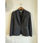 Veronica Beard  Iconic Dickey Jacket Scuba Single Breasted Blazer Size 0 Photo 3