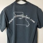 Tattoos by Elmo T Shirt Vintage Y2K Black Medium M Art Rose Thorns Graphic Tee Photo 8