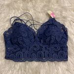 PINK - Victoria's Secret PINK size M brand new with tag color bluish/ grayish removable padding Photo 6