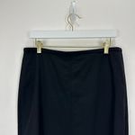 J.Crew NEW Pencil Knee Length Skirt Italian Bi Stretch Wool Blend Black US 10 Photo 3