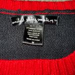 Super fun, ugly black and red Christmas sweater dress Size M Photo 3