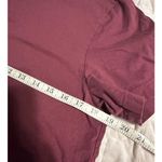 Adidas  Cropped T-Shirt Short-Sleeved Women's Size Small Wine Athleisure Active Photo 4