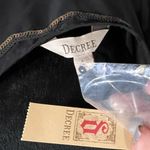 Decree Vintage Sheer Black Sequined Blouse Size L NWT Photo 2