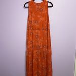 Sundance  Maxi Dress Womens Small Red Floral Tiered Boho Casual Resort Vacation Photo 6