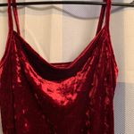 Zaful Cowl Front Velvet Mini Dress - Red Wine Photo 6